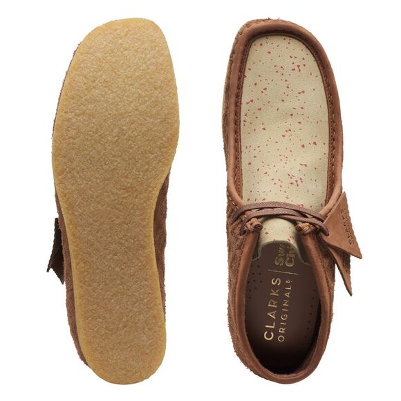 Clarks Mens Wallabee Boot Sweet Chick Brown Boots (NWT) - Picture 6 of 6